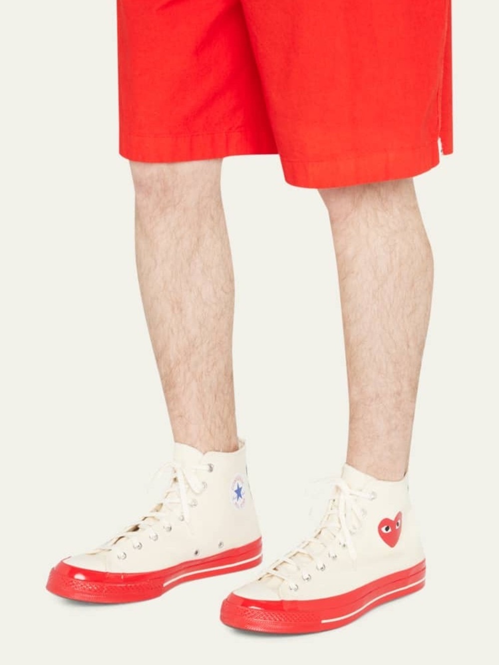 Comme des Garçons PLAY x Converse Chuck 70 High top sneakers M 8 W 10 unisex red